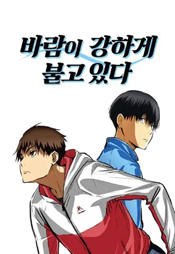 바람이 강하게 불고 있다